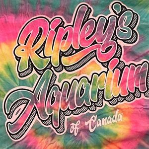 ColorTone T-Shirt Unisex Adults 3XL Multicolor Tie-Dye Ripley’s Aquarium Canada